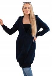 Kesi Melegítő hosszú kapucnis pulóver, sötétkék