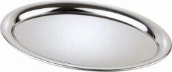 APS Serviertablett Kaffeehaus Tablett oval din inox 265 x 19 cm finisaj lucios (30116) Tava