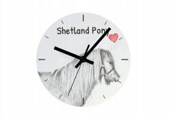Art-Dog Shetland póni óra lóval lógó és álló, személyre szabható fényképpel (5060381105201)