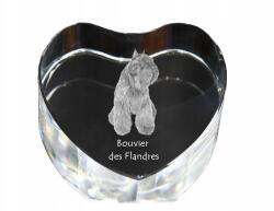 Art-Dog Bouvier kristály szív, dísz, ajándéktárgy kutya fotóval (5055882445062)