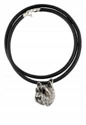 Art-Dog West Highland White terrier nyaklánc kutyával, szíjas medál (5906111281121)