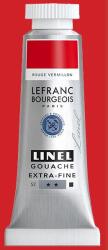 Lefranc Bourgeois L&B Linel extra fine gouache festék, 14 ml - 395, vermilion