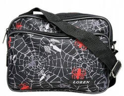 Loren férfi sportos poliészter Postás Táska , fekete (H02-600D-2)