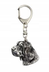 Art-Dog Clumber spániel kulcstartó kutyával, kulcstartó karabinerrel (5906111203185)