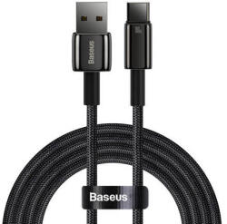 Baseus Cablu Baseus Tungsten Gold USB la USB-C, 100 W, 2 m (negru)