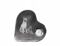 Art-Dog Laekenois Belga juhász kristály szív alakú óra fotó (5055882452008)