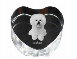 Art-Dog Bolognai kristály szív, dísz, kutya fénykép ajándéktárgy (5055882444515)