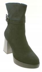 Nessi 23521 Bokacsizma, fekete, Size 39, velúr bőr (23521)