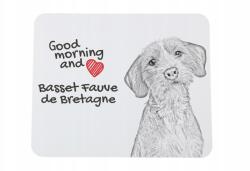 Art-Dog Basset breton egérpad kutyával, saját fotóval (5055882491700)