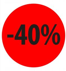 Print&Stick Promóciós címkék 480db "Kedvezmény -40% (60142)