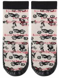 Marilyn Sosete cu talpa din piele pentru baieti - Marilyn Home Socks (Culoare: Multicolor, Marime: 18-19) (4847)