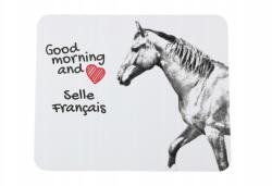 Art-Dog Selle Francais egérpad lóval, saját fotóval (5055882490444)