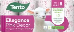 Tento az Ellegance Pink Decor toalettpapír 150 lap, 3 rétegű, 8 darab (226391)