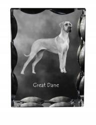 Art-Dog Német dog kutya kép díszes kristályban, ajándéktárgy, lakásdekoráció (5055882447738)