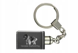 Art-Dog Kaukázusi juhászkutya kristály kulcstartó kutya kulcstartó fényképpel (5055882427082)