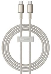 Baseus Cablu USB-C la USB-C Baseus Tungsten Gold, 100W, 1m (aur)