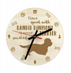 Art-Dog Dandie Dinmont terrier gravírozott kutyaóra, átmérő 20 cm, kutya neve (5906111233489)