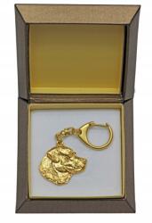 Art-Dog Labrador retriever aranyozott kutya kulcstartó díszdobozban, kulcstartó (5906111205257)