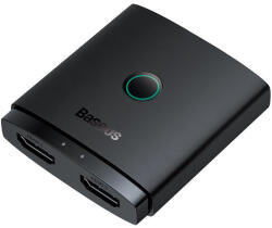 Baseus Adaptor HDMI bidirectional Baseus AirJoy 2in1 4K 60Hz - negru (swi/bas/airjoy/ne)