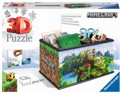 Ravensburger 3D-s Minecraft tárolódoboz kirakó, 216 darabos (4005556112869)