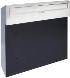  W3 - 3 cutie poștală RAL7016 / inox antracit+oțel inoxidabil (2395K22826)