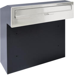  W3 - 4 cutie poștală RAL7016 / inox antracit+oțel inoxidabil (2396K22825)