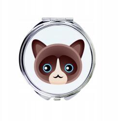 Snowshoe macska kompakt zsebtükör macskával, aranyos grafikával (5056739255001)