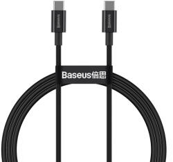 Baseus Cablu Baseus Superior Series USB-C la USB-C, 100 W, 1 m (negru)