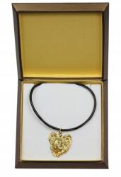 Art-Dog Papillon aranyozott nyaklánc medál kutyával ajándékdobozban (5906111285372)