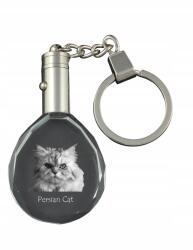 Art-Dog Perzsa macska kristály kulcstartó macska képpel, kulcstartó, medál (5055882431461)