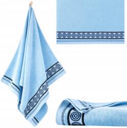 Zwoltex Törölköző Zwoltex 50x90 Rondo 2 Pamut Kék (Zwoltex bawełna egipska)