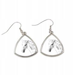 Art-Dog Lipicai ló háromszög alakú, lógós fülbevaló fényképpel, személyre szabható (5055882477100)