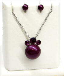 GYÖNGY KORONÁS GYÖNGY szett (amethyst) (2025110703)