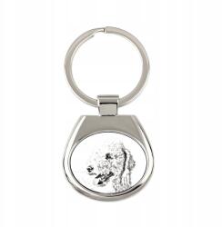 Art-Dog Bedlington terrier kutya kulcstartó, fényképes kulcstartó, medál (5055882472037)