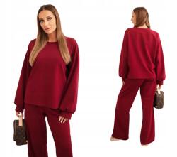 Kesi Bordó melegítő szett pulóver nadrág (5907302135315)