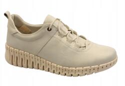 VENEZIA félcipő B069LEWHOSP043 38 bézs, divatos perforált talppal (B069LEWHOSP043)