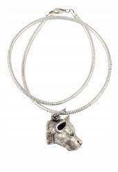 Art-Dog Amstaf Amstaff kutya nyaklánc, medál ezüst kígyó láncon (5906111282029)