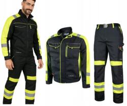 Keilor Munkavédelmi Fényvisszaverő pulóver nadrág szett 56-os (CLASSIC-VIS KOMPLET SPODNIE + BLUZA)