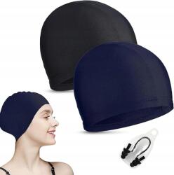 Poliészter Úszósapka 2 Db +orrcsipesz, Füldugó (6916543513775)