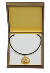 Art-Dog Bichon Frise aranyozott nyaklánc medál kutyával ajándékdobozban (5906111285402)