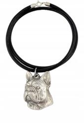Art-Dog Francia bulldog nyaklánc kutyával, medál szíjjal, medál (5906111280735)