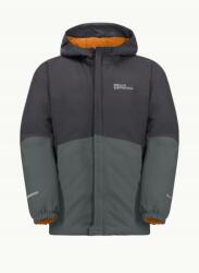 Jack Wolfskin Gyerek kabát Jack Wolfskin 128 cm szürke-zöld