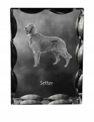 Art-Dog Angol szetter kutya kép díszes kristályban, ajándéktárgy, lakásdekoráció (5055882448353)