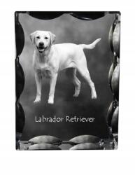 Art-Dog Labrador retriever kutya kép díszes kristályban, ajándéktárgy, dekoráció (5055882447769)