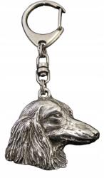 Art-Dog Tacskó hosszú szőrű kutya kulcstartó, kulcstartó karabinerrel (5906111202102)