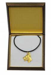 Art-Dog Doberman aranyozott nyaklánc medál kutyával ajándékdobozban (5906111284405)