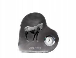 Art-Dog Giara ló kristály szív alakú óra az Ön fényképével (5055882453371)