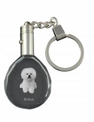 Art-Dog Bolognai kristály kulcstartó kutya fotóval, kulcstartó, medál (ca-krow)