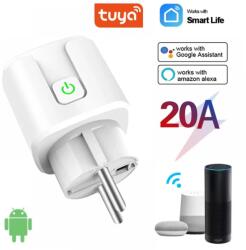 Rovo Priza inteligenta Rovo CZ04 WiFi, 20A, Monitorizare energie, Alexa, Google Assistant (CZ04) - Technodepo