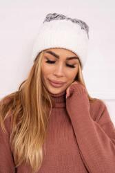 Kesi Alice polár sapka K248 fehér+szürke